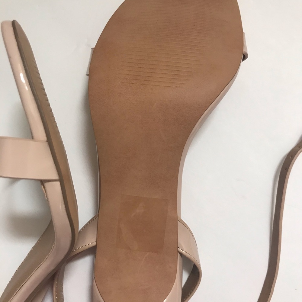 NEW ASOS Nude Pink Ankle Strap Heels, Sz UK 6.5 - Picture 4 of 7